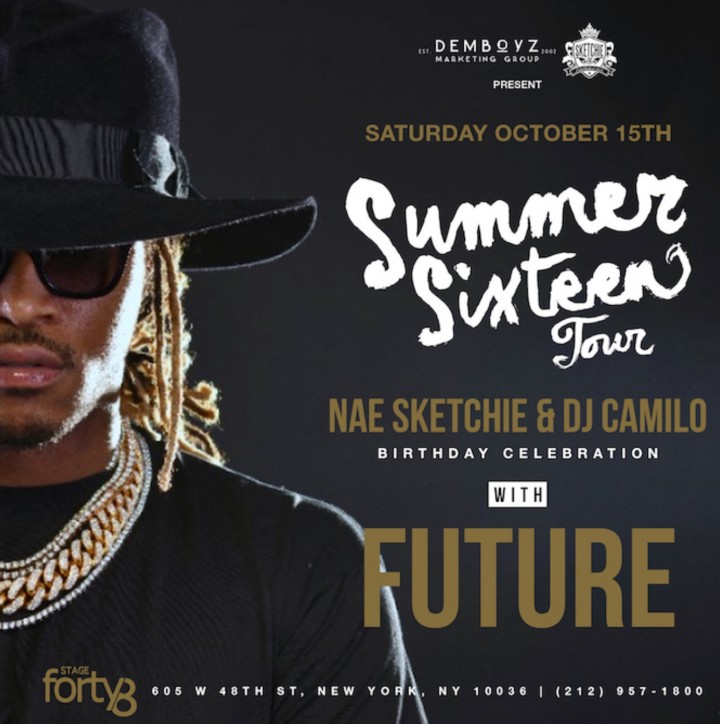 Summer Sixteen Tour with Future at Stage 48
