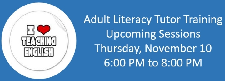 Adult Literacy Volunteer Tutor Training