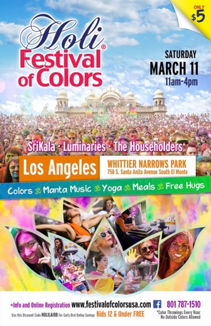 Holi Festival of Colors Los Angeles