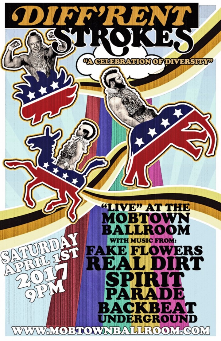 Fake Flowers Real Dirt LIVE at The Mobtown Ballroom with Spirit Parade & Backbeat Underground!