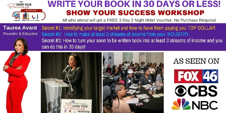Atlanta - Write your (business) book in 30 days - Show Your Success Workshop