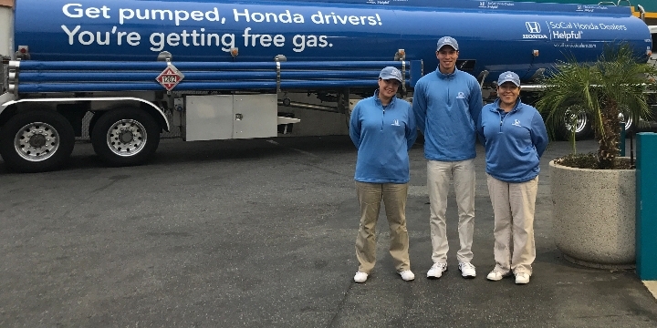 Helpful Honda’s FREE GAS Tanker Truck Rolls into Torrance on 6/8!