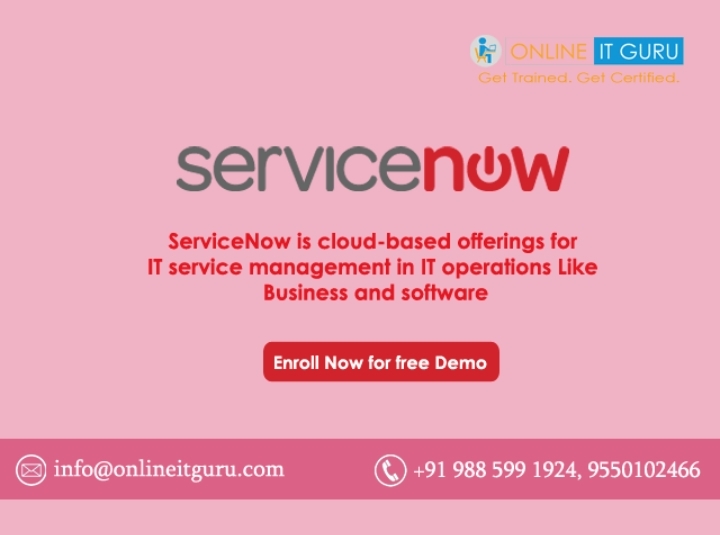 Fast track your career with Servicenow Online Training Hyderabad 