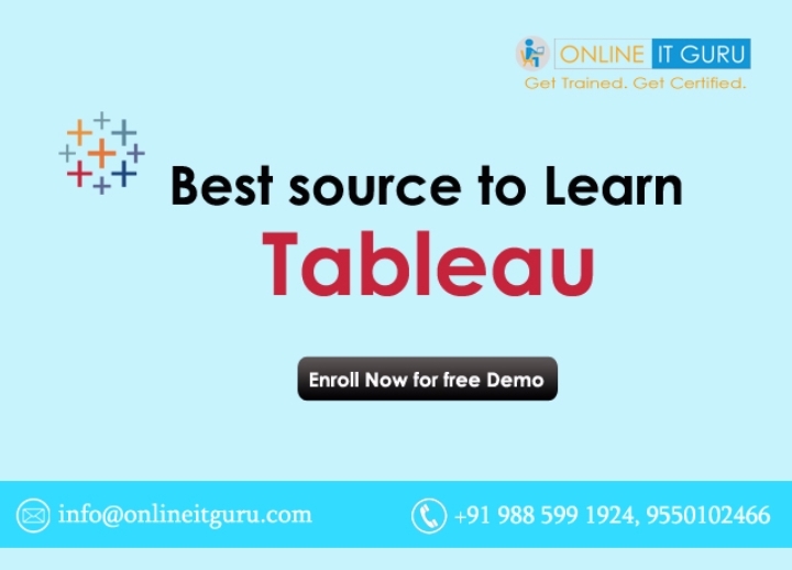 Free DEmo On Tableau Online Training India 