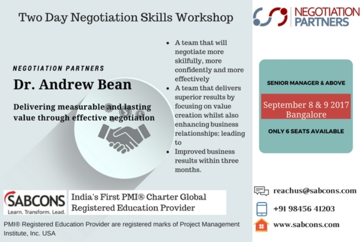 2 Days Negotiation Skills Workshop