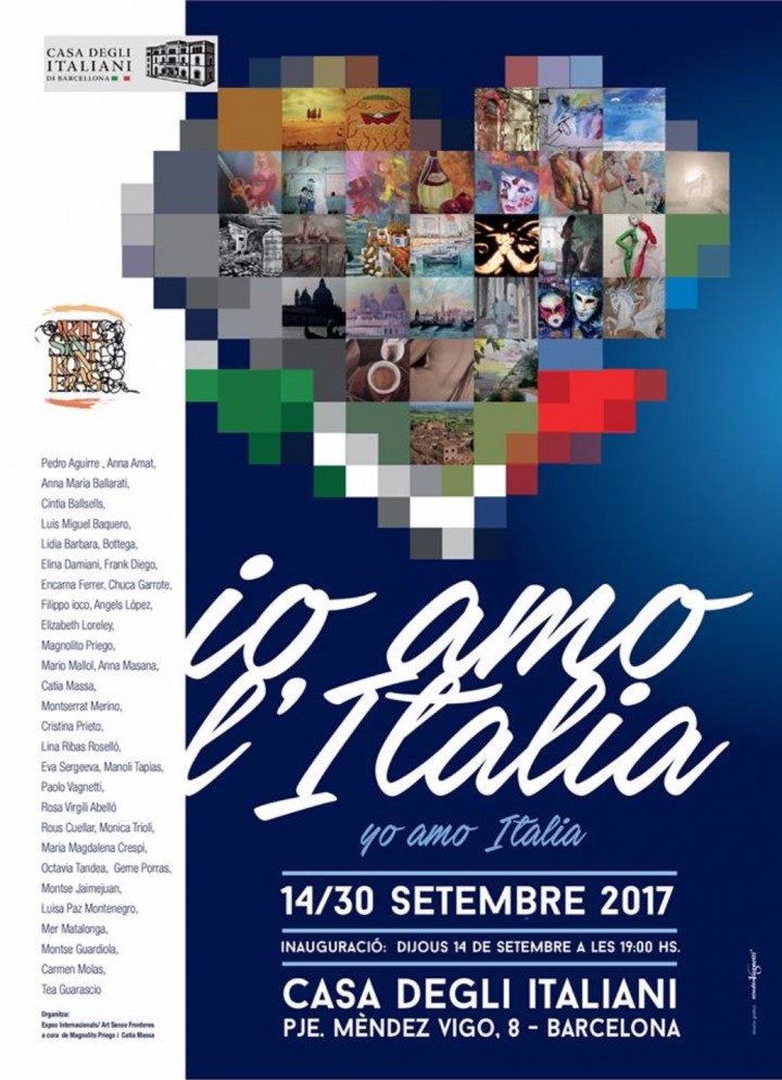 Exposición Colectiva Yoamo Italia/Io amo l'Italia 