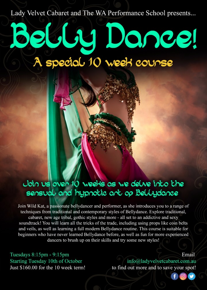LVC and WAPS presents Belly Dance! A special 10 week course!
