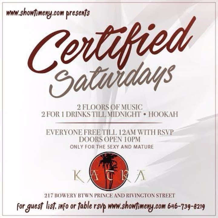 Club Katra NYC - Certified Saturdays