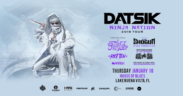 Datsik at House of Blues w/ Riot Ten, Space Jesus & Wooli