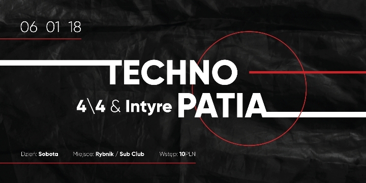Technopatia - 44 & Intyre @Sub-Club Rybnik