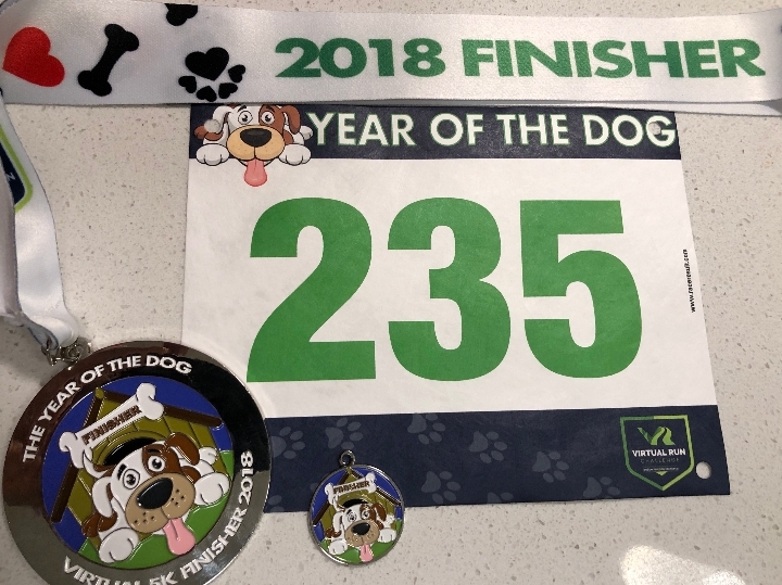 Year of the Dog Virtual 5k Run Walk - Glendale