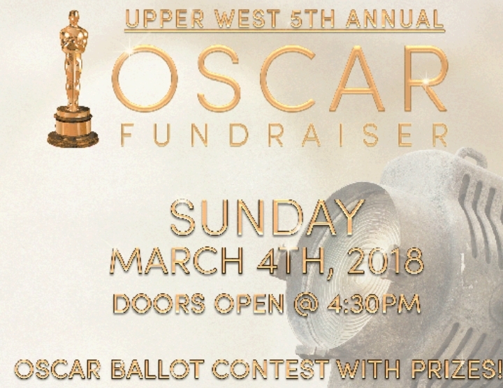 Sunday, March 4, Support LLS at an Oscar Watch Party at the Upper West 