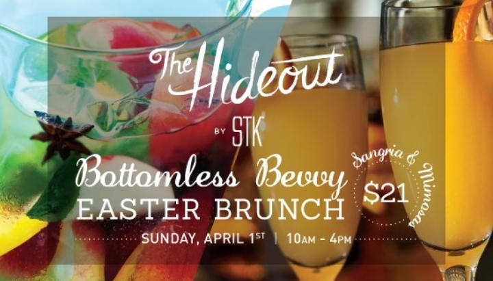 The Hideout by STK Los Angeles' Bottomless Bevvy Easter Brunch
