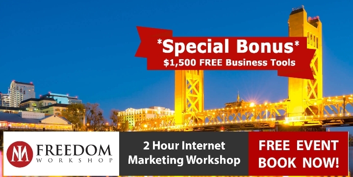 GRAB FREE 2 Hr Folsom Internet Marketing Online Business Workshop Tickets
