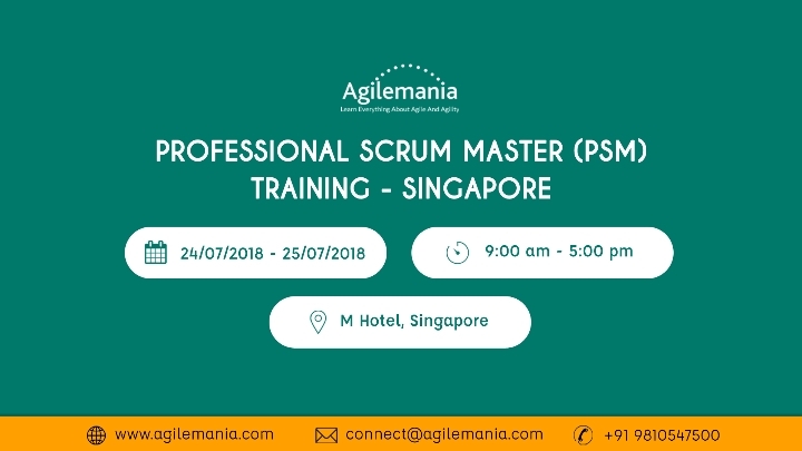 Professional Scrum Master (PSM) Training – Singapore