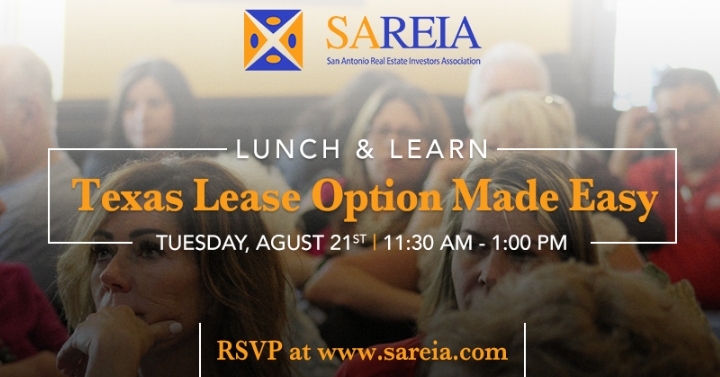 Lunch & Learn - Texas Lease Option Made Easy