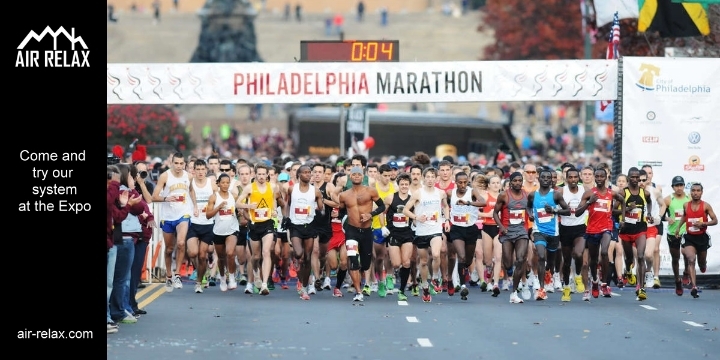  2018 Philadelphia Marathon - Air Relax USA
