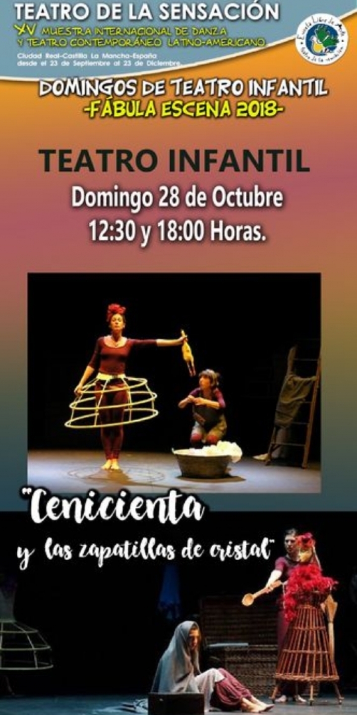 TEATRO INFANTIL “Cenicienta y las zapatillas de cristal” de Cía. Luna Teatro Danza de Madrid 