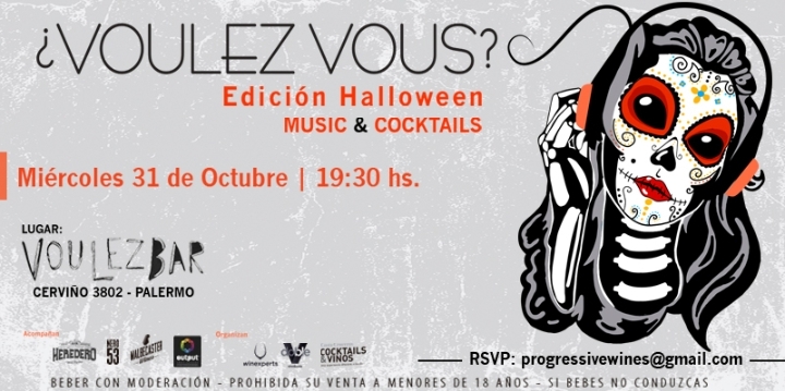 Ciclo Voulez Vous en Voulez Bar - Edición Halloween