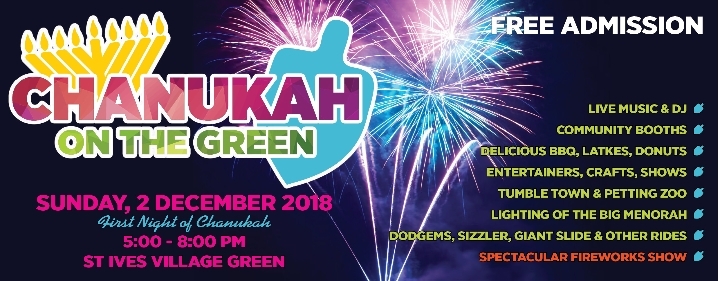 Chanukah on the Green 2018