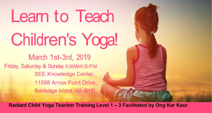 Radiant Child Yoga Teacher Training Level 1 - 3 