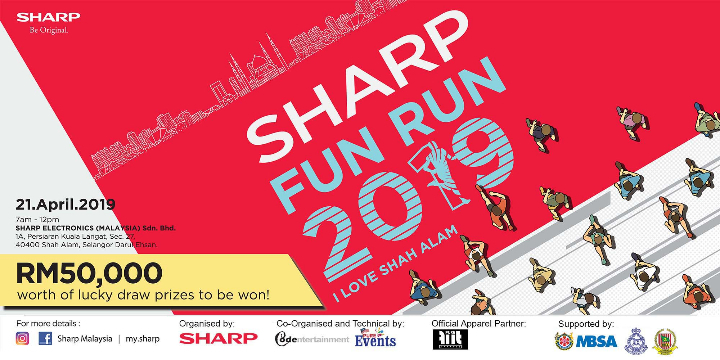 Sharp I Love Shah Alam Fun Run 2019 (Cheapest Ticket!!!)