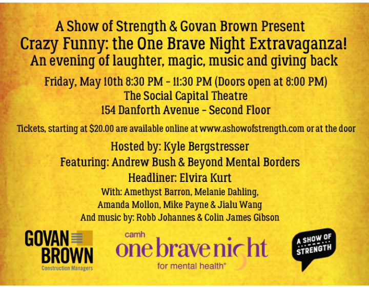 A Show of Strength and Govan Brown present Crazy Funny: the One Brave Night Extravaganza!