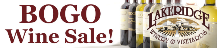 Lakeridge Winery - BOGO Wine Sale!