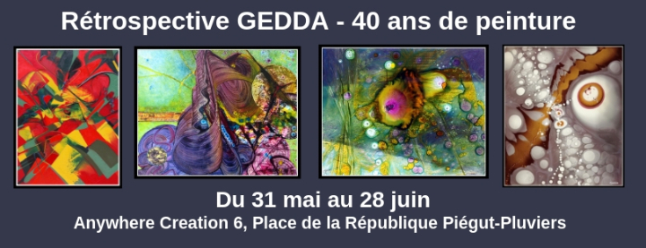 Rétrospective Gedda 1979 - 2019 - 40 ans de création artistique 