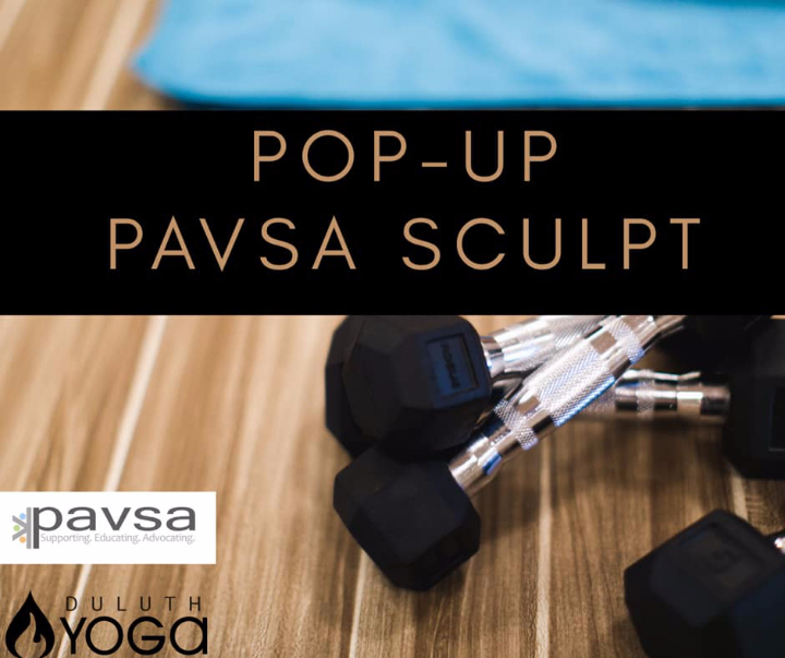 Pop-up For A Cause: PAVSA Yoga Sculpt