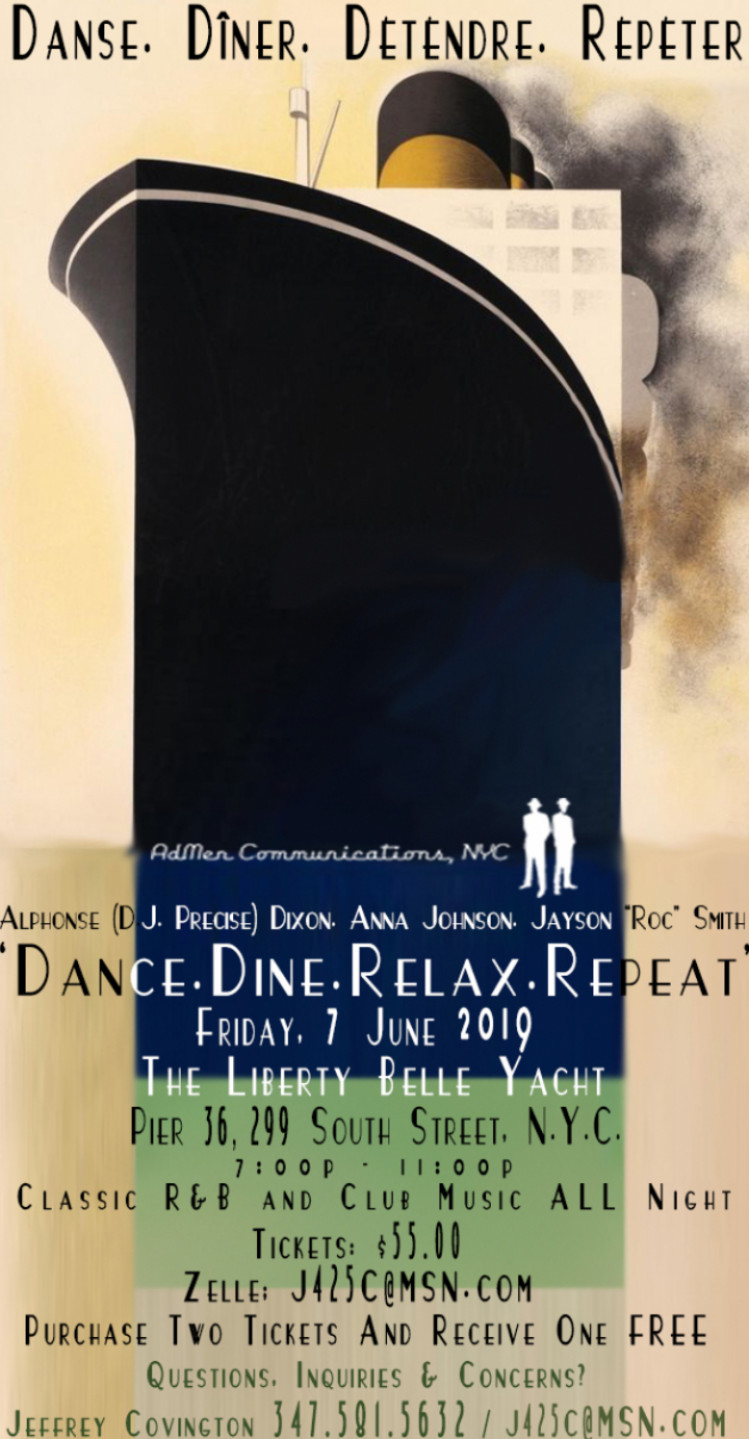 AdMen Communications, NYC Presents 'Dance. Dine. Relax. Repeat.'
