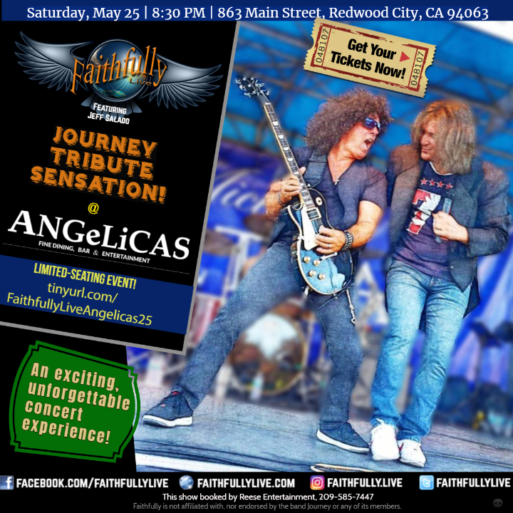 Journey Tribute Faithfully Live at Angelicas 5/25