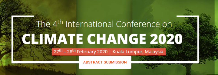 The 4th International Conference on Climate Change 2020 – (ICCC 2020)