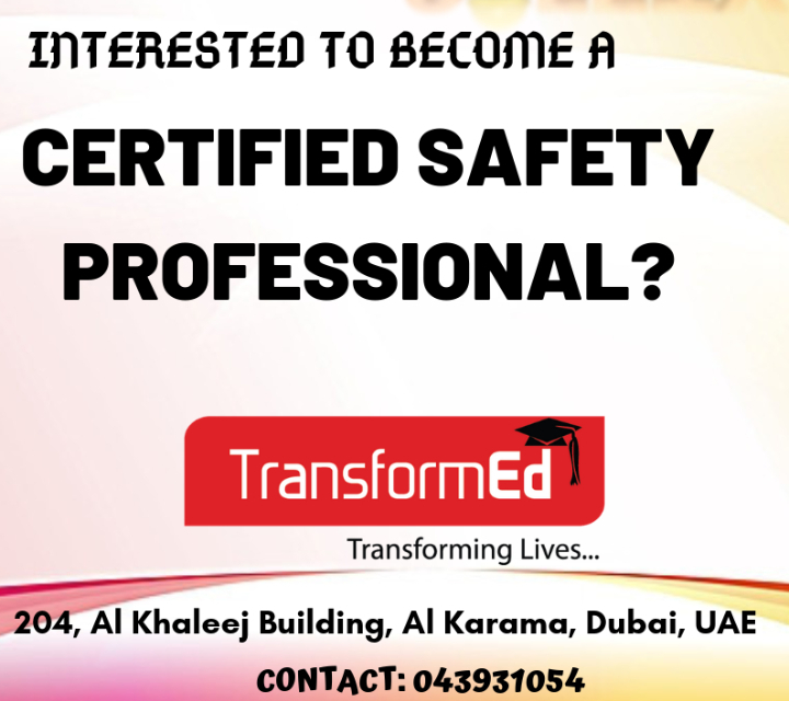 Certified Safety Professional Exam Preparation Training (Dubai)