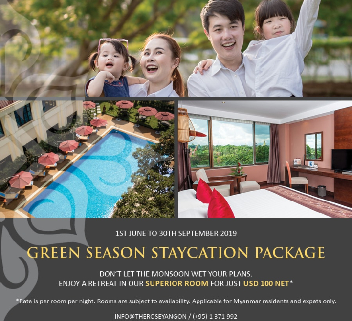 Green Season Staycation at Rose Garden Hotel Yangon