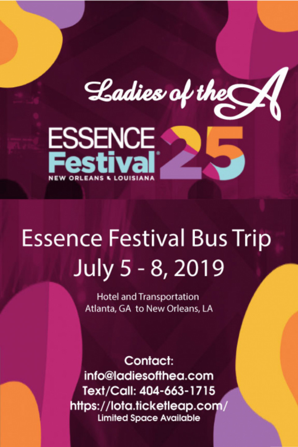 Essence Festival Weekend Bus Trip from Atlanta