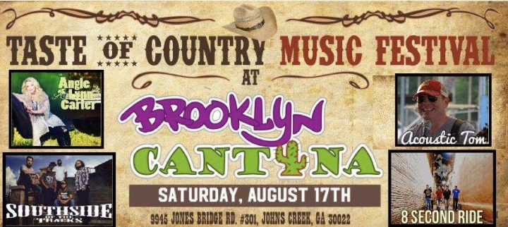 Taste of Country Music Festival @ Brooklyn Cantina Saturday, August 17th 