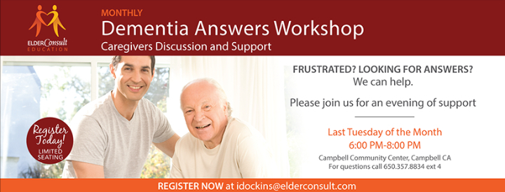 Workshop for Family Caregivers:'This Is So Hard: Difficult Behaviors in Dementia'
