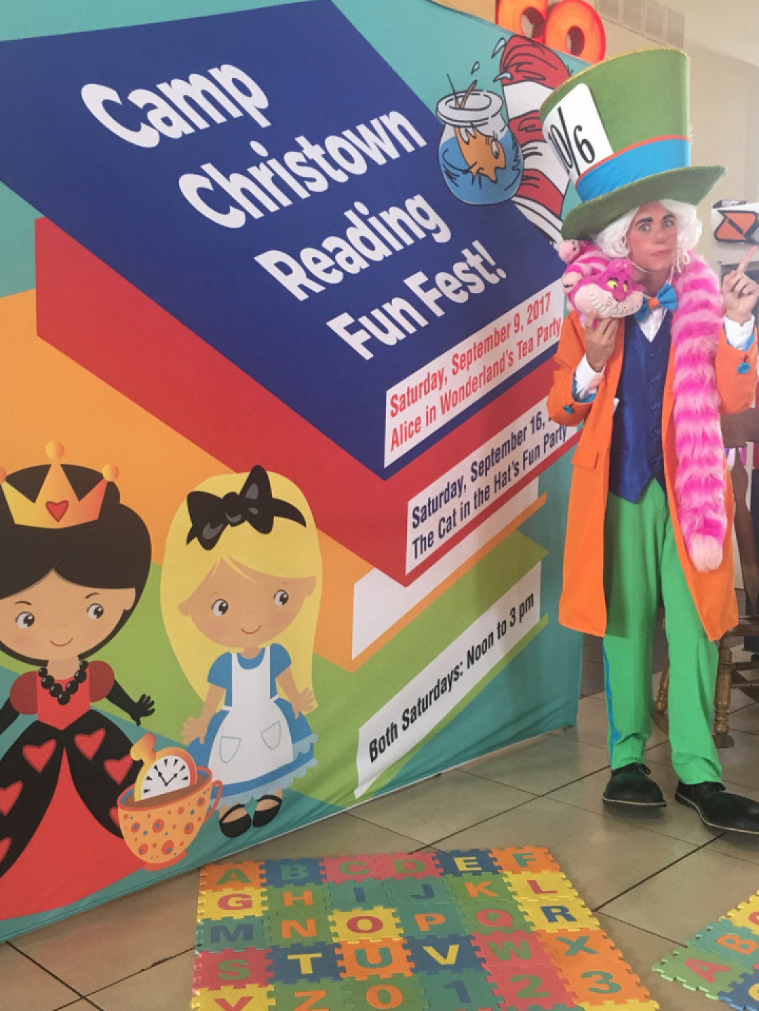 Family-Friendly, Free Camp Christown Reading Fun Fest from Noon – 3 p.m. on Saturday, Sept. 14 and Saturday, Sept. 21 at Christown Spectrum Shopping 