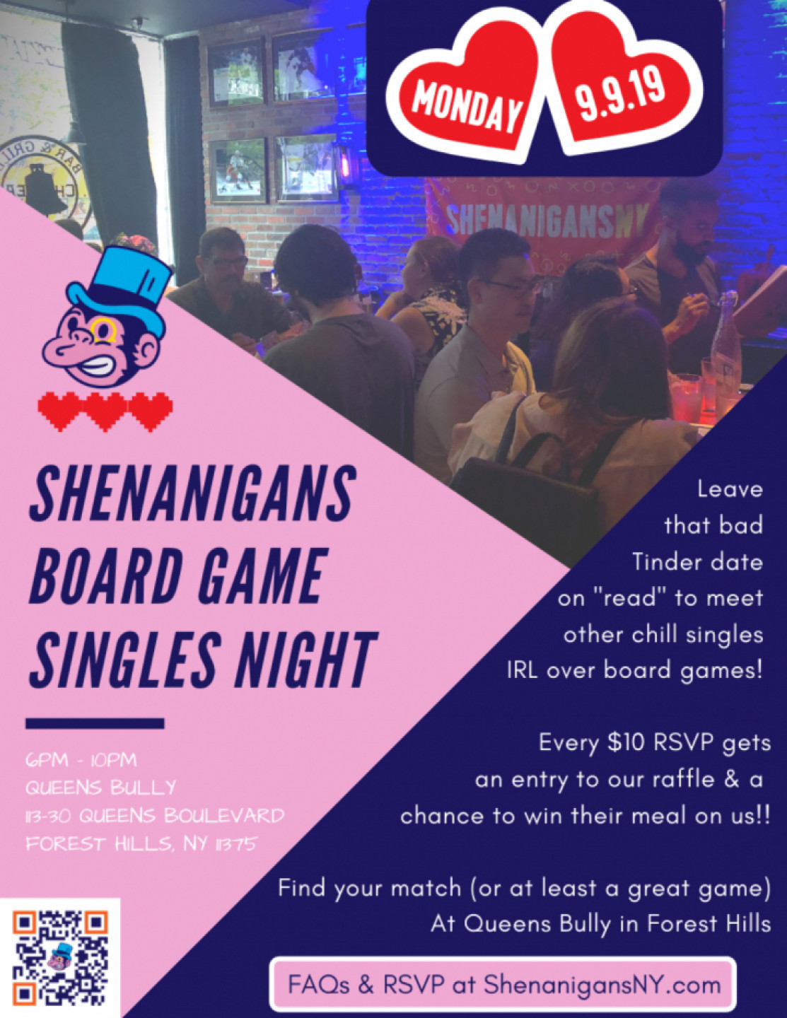 Board Game Singles Night
