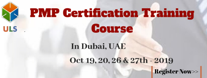 PMP Online Certification Training Course in Dubai, UAE.