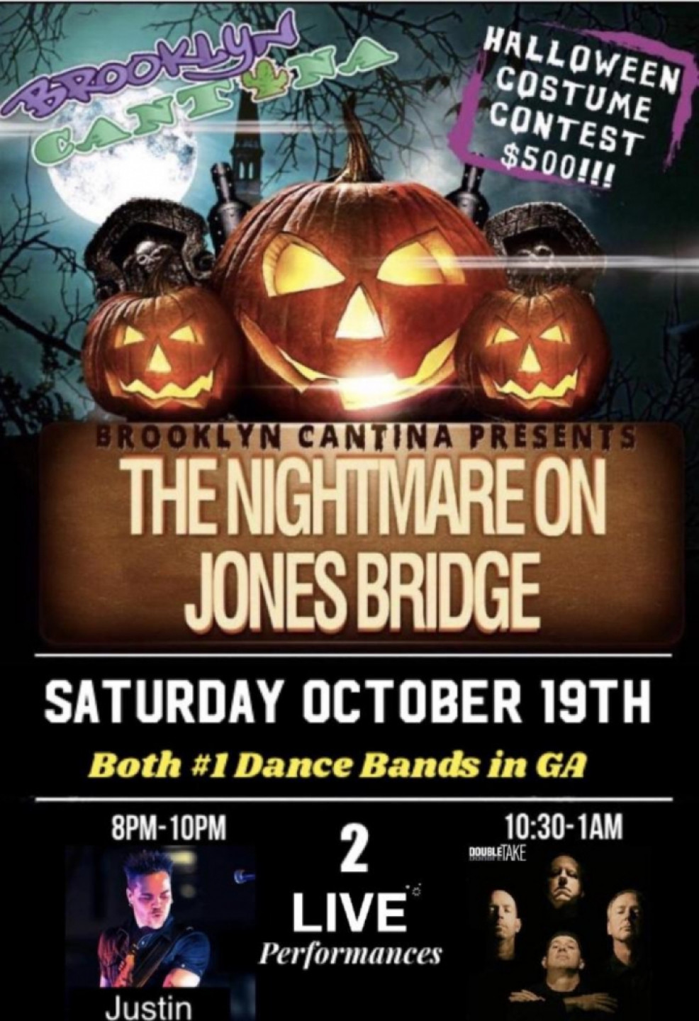 Brooklyn Cantina Presents The Nightmare On Jones Bridge Saturday, October 19th 